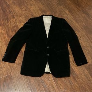 Vintage Men’s Black Velvet Blazer